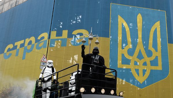 Агитационная кампания лидера Интернет-партии Украины Дарта Вейдера