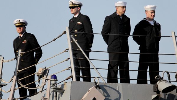 Ракетный эсминец ВМС США