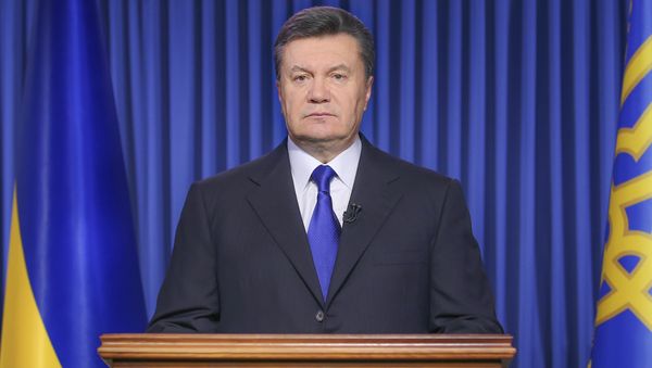 Президент Украины В.Янукович выступил с обращением