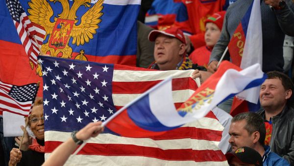 Хоккей. Чемпионат мира. Матч Россия - США Хоккей. Чемпионат мира. Матч Россия - США