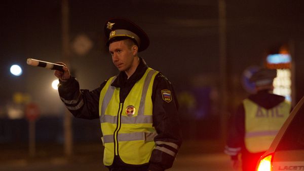 Рейд ГИБДД по выявлению нетрезвых водителей в Новосибирске