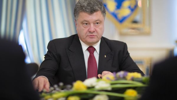Встреча П.Порошенко с председателями парламентских фракций и лидерами парламентских групп