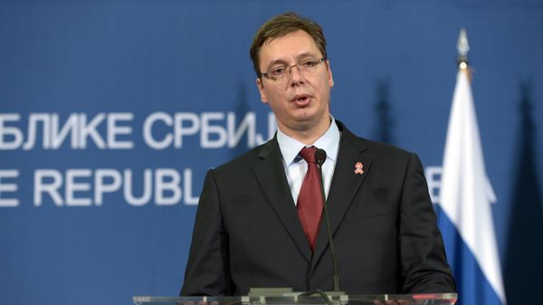 Президент республики Сербии Александр Вучич