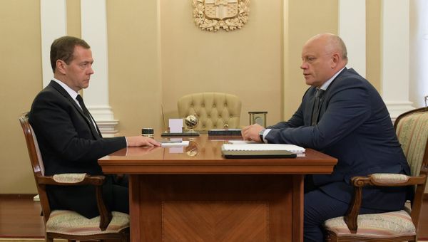Рабочая поездка премьер-министра РФ Д.Медведева в Омскую область