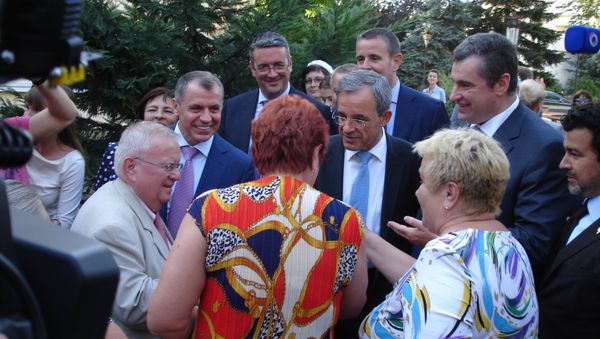 Визит делегации французских парламентариев в Крым