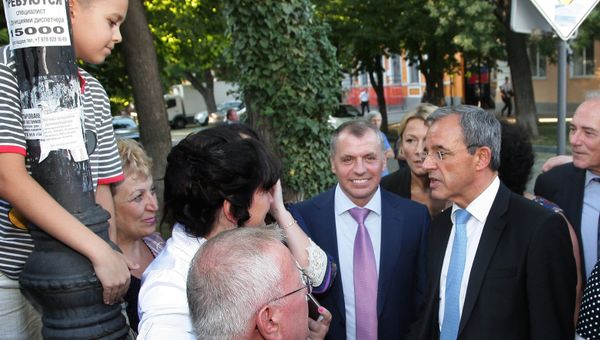 Визит французской делегации в Крым