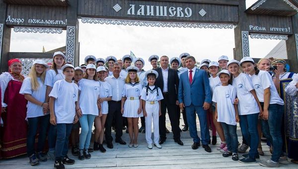 Сергей Аксенов на праздновании Сабантуя в Татарстане
