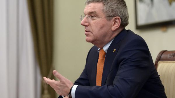 Президент МОК Томас Бах