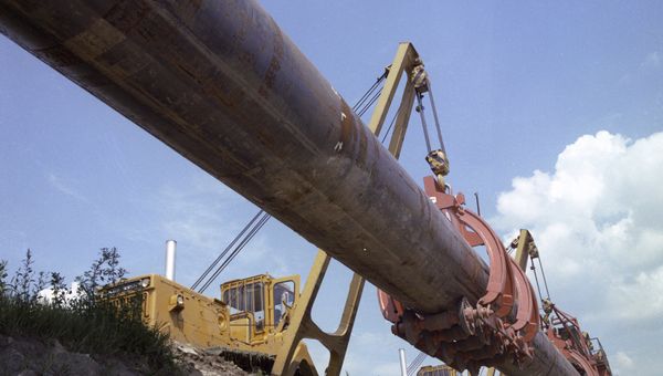 Строительство газопровода