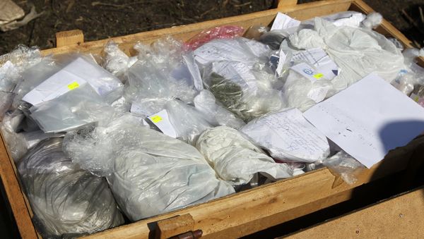 Утилизация крупной партии наркотиков Утилизация крупной партии наркотиков