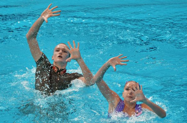 Чемпионат мира FINA 2015. Синхронное плавание. Смешанный дуэт. Техническая программа. Предварительный раунд Чемпионат мира FINA 2015. Синхронное плавание. Смешанный дуэт. Техническая программа. Предварительный раунд