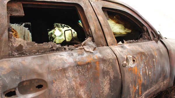 Шесть автомашин миссии ОБСЕ сгорели в Донецке