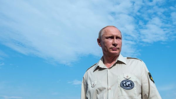 Рабочая поездка президента РФ В.Путина в Крым