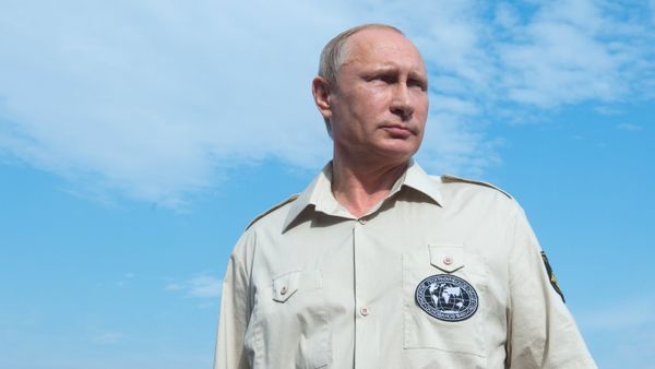 Рабочая поездка президента России Владимира Путина в Крым