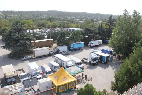 Керченская переправа, август