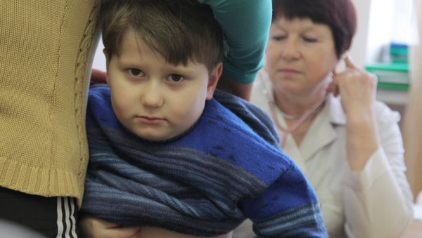 Работа детской поликлиники в Омске в период эпидемии гриппа