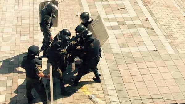 Взрыв в Киеве