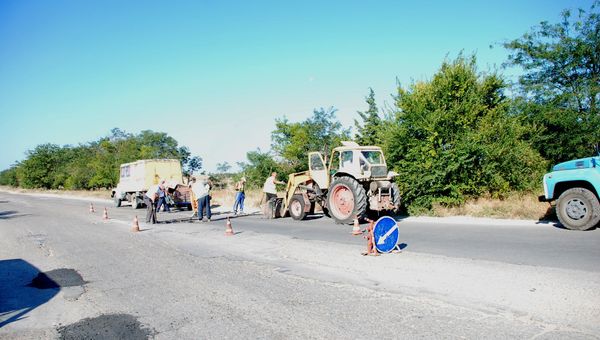 Ремонт дорог в Евпатории