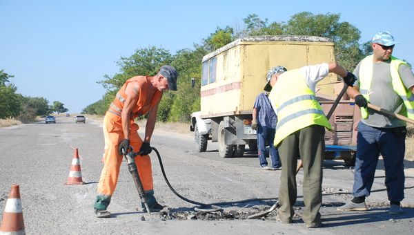 Ремонт дорог в Евпатории