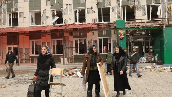 Ликвидация последствий нападения боевиков в Грозном