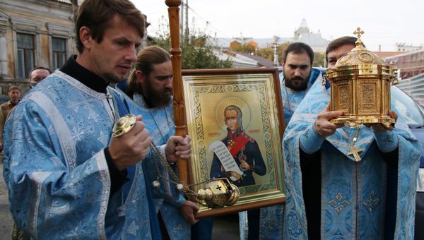 Мощи святого Федора Ушакова доставили в Крым