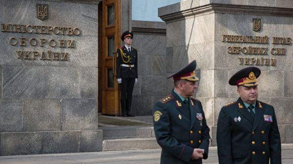 Здание министерства обороны Украины в Киеве