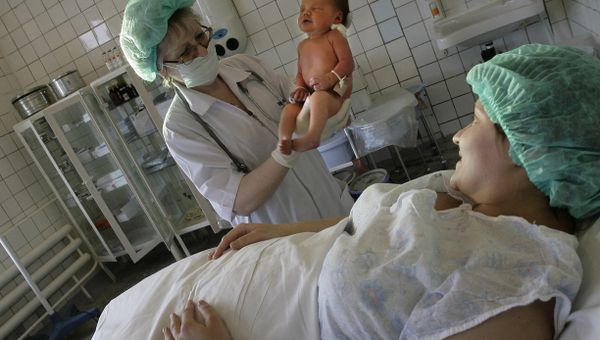 Работа родильного отделения