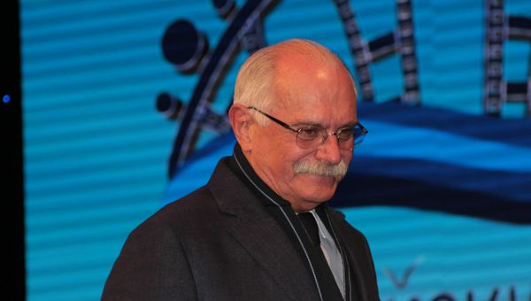 Никита Михалков на кинофестивале Евразийский мост в Ялте