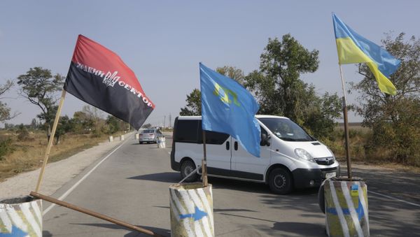 Ситуация на границе Украины и Крыма