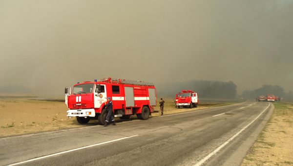 Пожарные машины на Украине