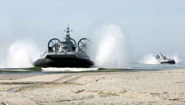 Десантные корабли на воздушной подушке