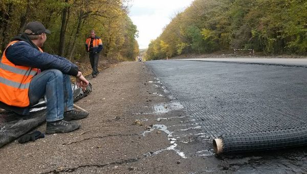 Ремонт трассы Симферополь-Керчь