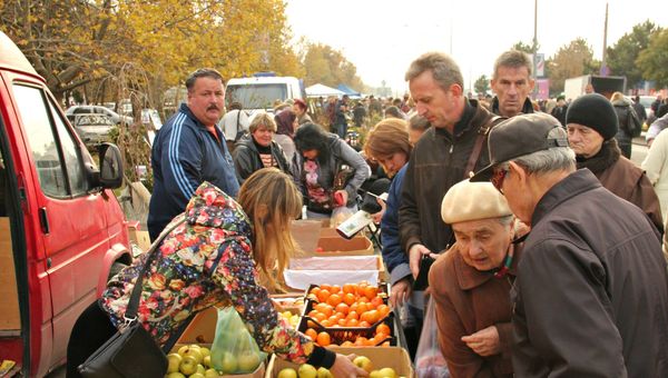 Ярмарка в Симферополе, ноябрь