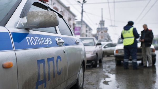 Работа сотрудников ГИБДД