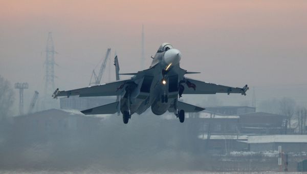 Передача первых истребителей Су-30 СМ ВВС России