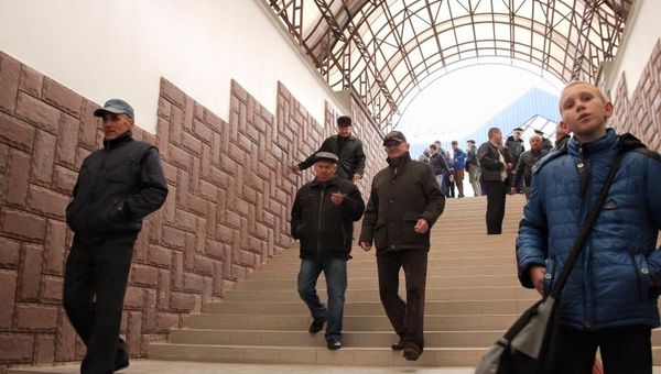 Новый подземный переход через проспект Победы в Симферополе