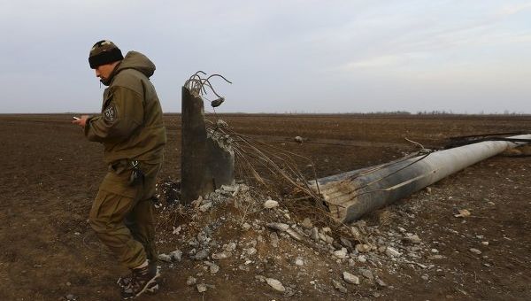 Подрыв опоры ЛЭП в Херсонской области Подрыв опоры ЛЭП в Херсонской области