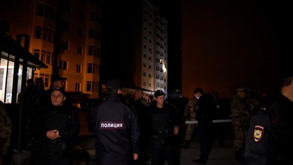 Взрыв бытового газа в многоэтажном доме в Симферополе на улице Федько, 16