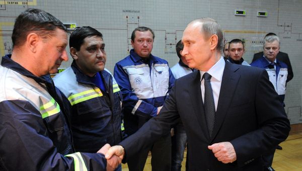 Рабочая поездка президента РФ В.Путина в Крымский федеральный округ