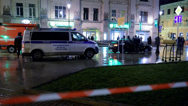 На улице Покровка в центре Москвы произошел взрыв