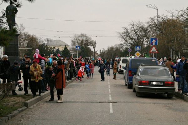 Конкурс Дедов Морозов в Евпатории