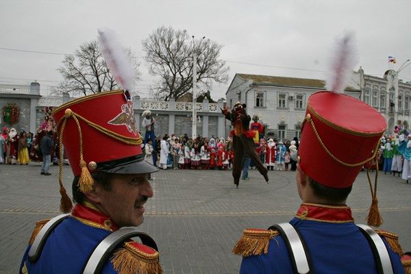 Конкурс Дедов Морозов в Евпатории