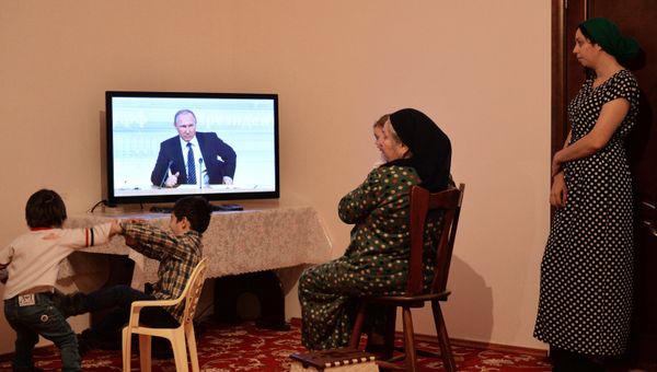 Трансляция ежегодной большой пресс-конференции В.Путина