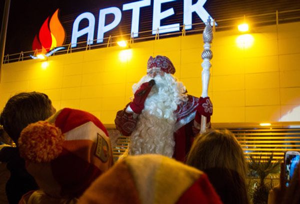 Дед Мороз из Великого Устюга в Артеке