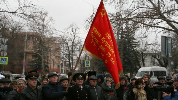 Открытие сквера Победы в Симферополе