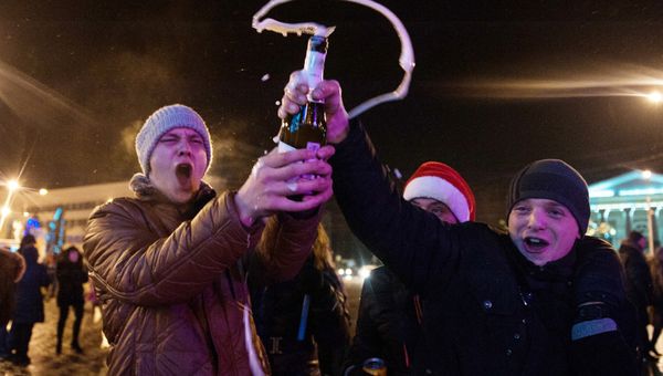 Встреча Нового года. Архивное фото