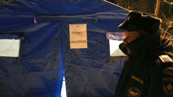 Мобильные пункты обогрева установлены в Крыму
