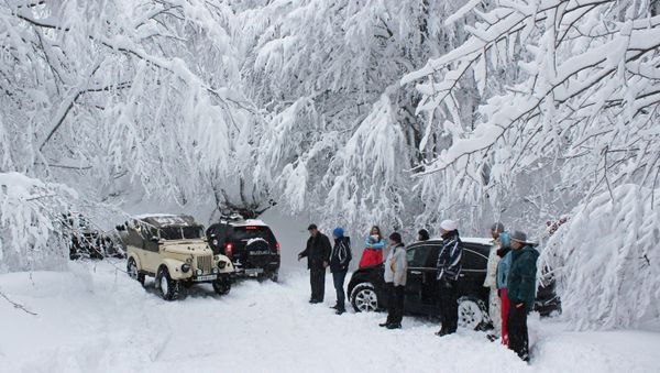 Снегопад в Крыму
