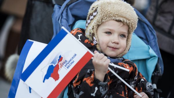 Празднование годовщины Крымской весны в Крыму