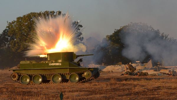Крымский фестиваль военно-исторической реконструкции. Архивное фото.